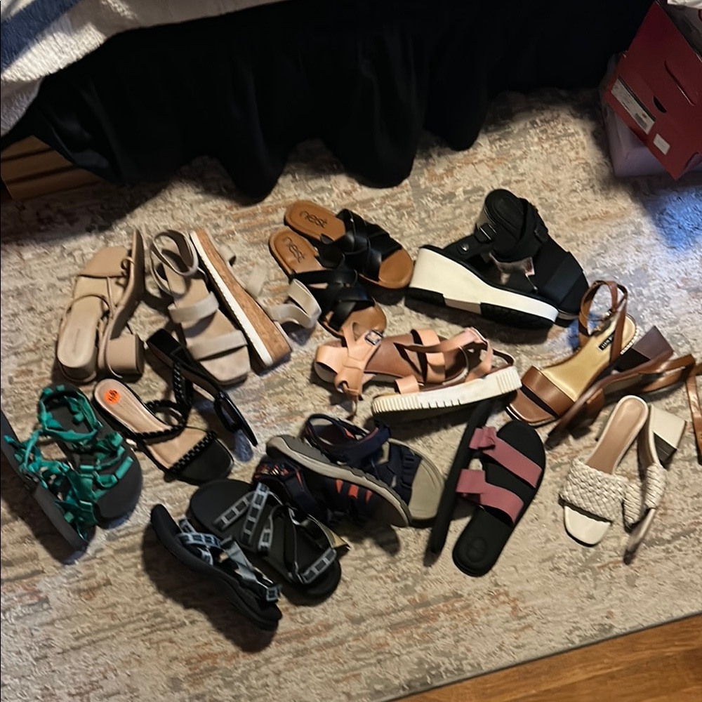 Assorted Sandals Bundle - image 1